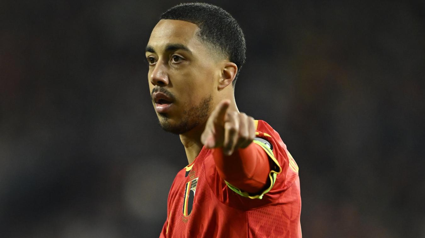 <p>Youri Tielemans - hier im Dress der Roten Teufel zu sehen - droht Ausfall von bis zu acht Wochen nach Knöchelverletzung.</p>