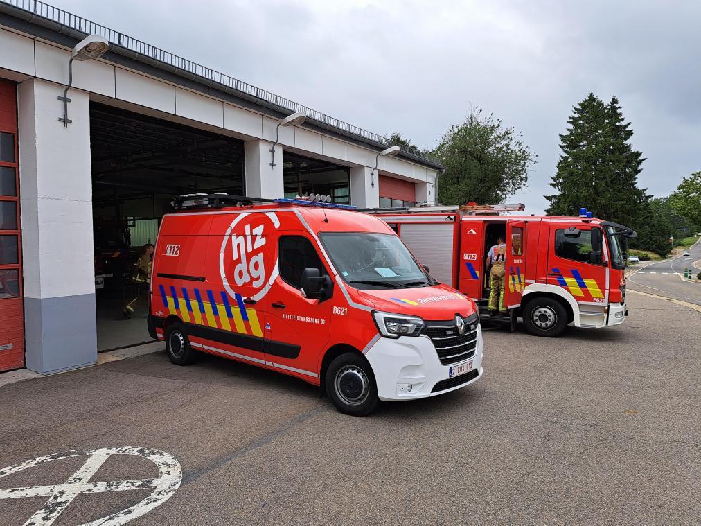 <p>Die Feuerwache Büllingen musste am Donnerstagabend zweimal ausrücken.</p>