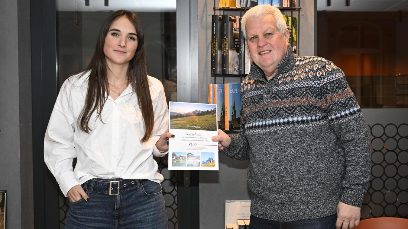 <p>Leser aus Kettenis gewinnt Alpenurlaub bei GrenzEcho-Gewinnspiel</p>
