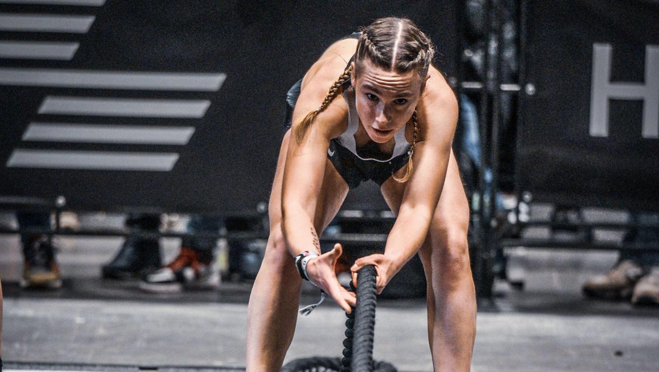 <p>Lena Putters, hier in Maastricht, gehört zu den 15 besten Hyrox-Sportlerinnen der Welt.</p>