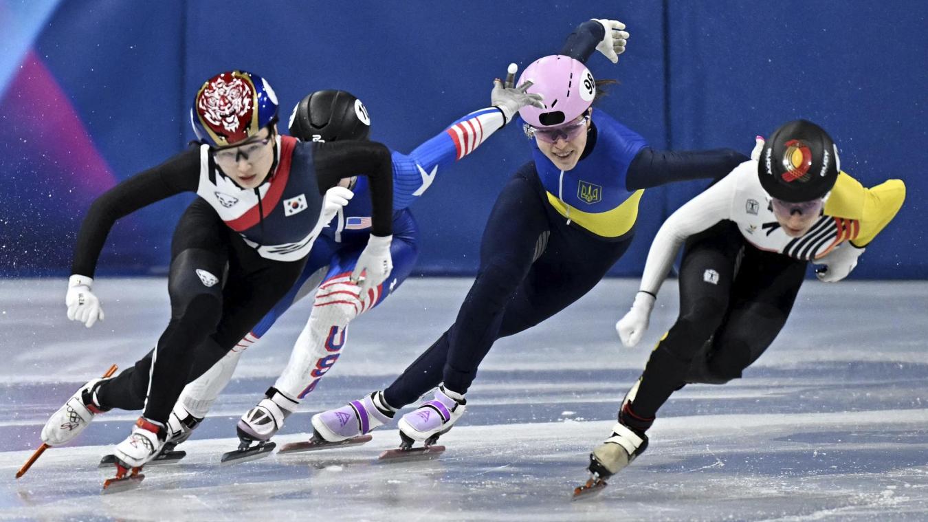 <p>Olympische Winterspiele: Hanne Desmet steht im 500-m-Viertelfinale</p>