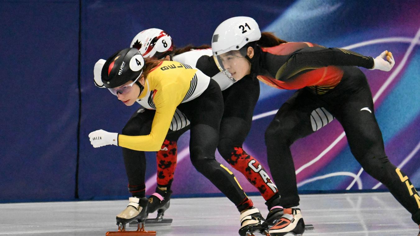 <p>Hanne Desmet brachte die Südkoreanerin Gilli Kim im Halbfinale zu Fall und wurde disqualifiziert für das Finale.</p>