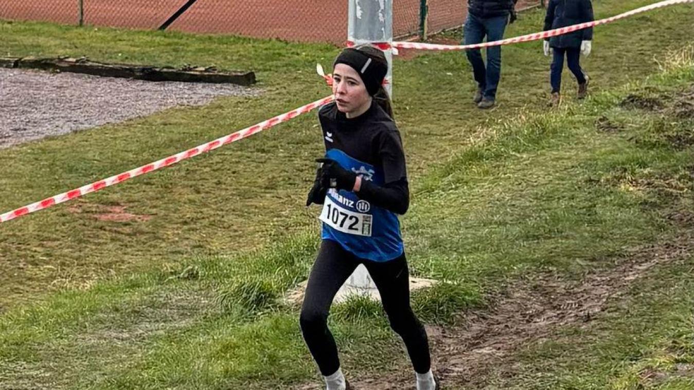 <p>Siegerin Dana Fryns vom LAC Eupen</p>