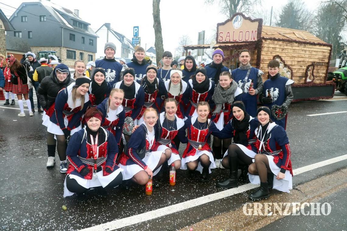 <p>Rosenmontagszug in Büllingen</p>
