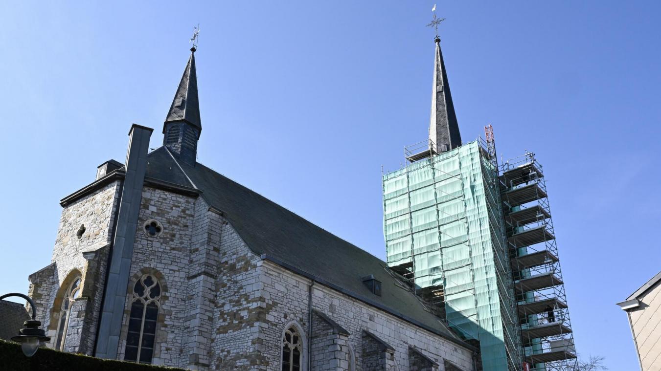 <p>Die Walhorner Pfarrkirche wird einer Frischzellenkur unterzogen.</p>
