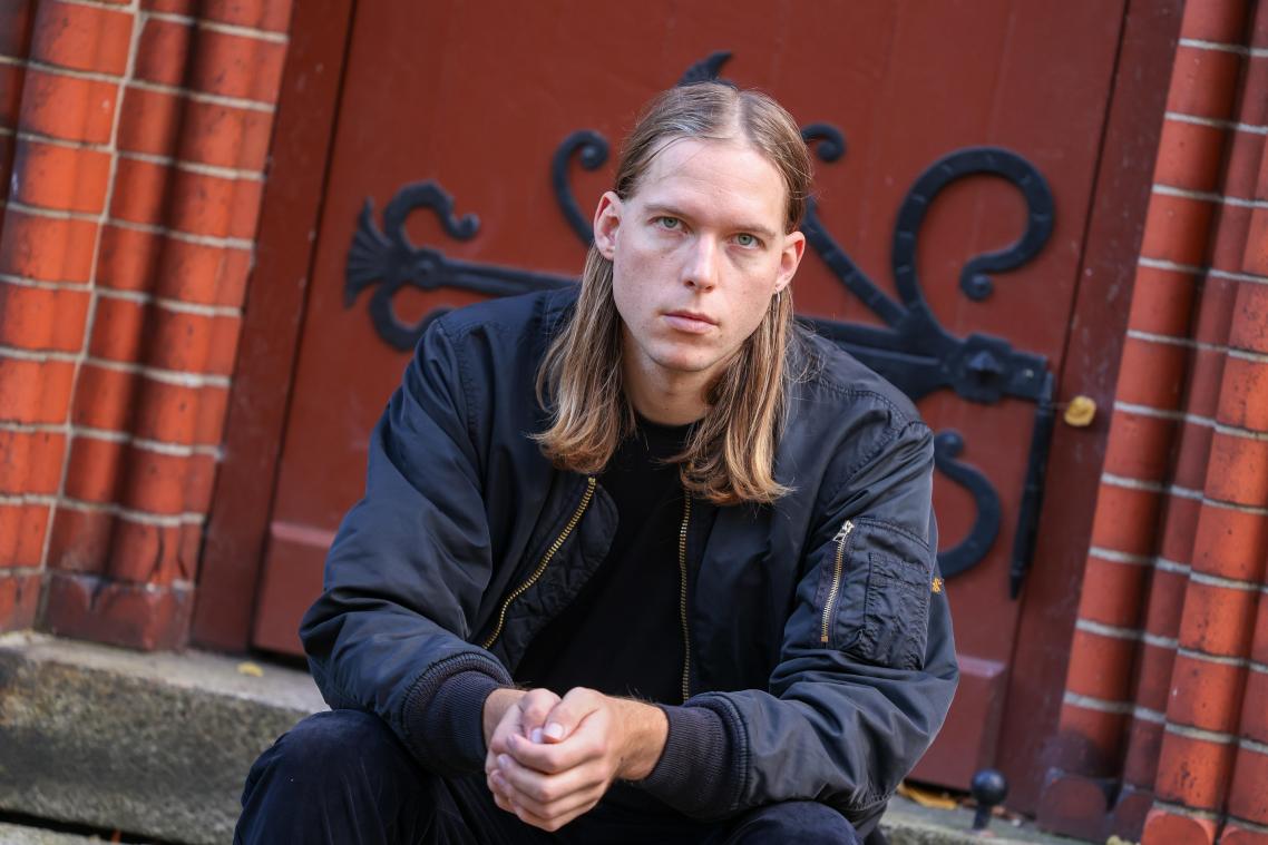 <p>Max Rieger, Frontmann der Band Die Nerven.</p>