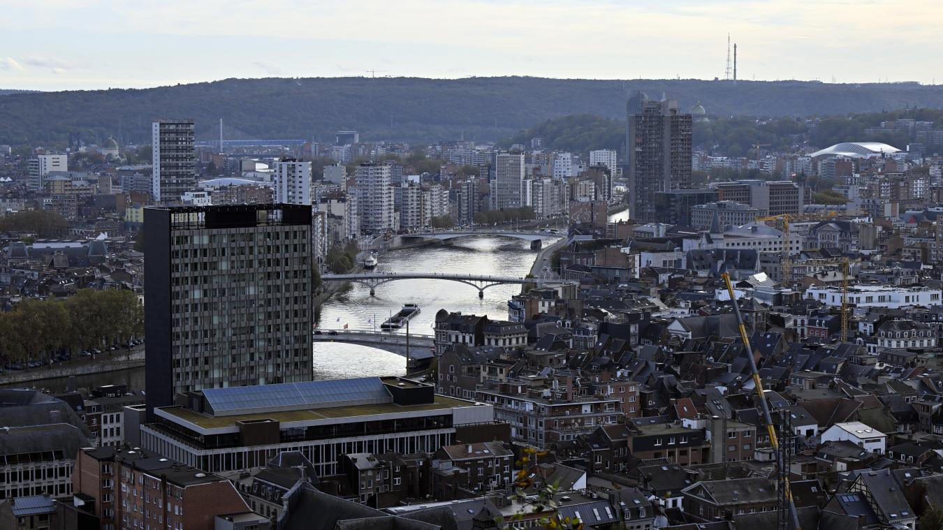 <p>Ein Blick auf die Stadt Lüttich</p>
