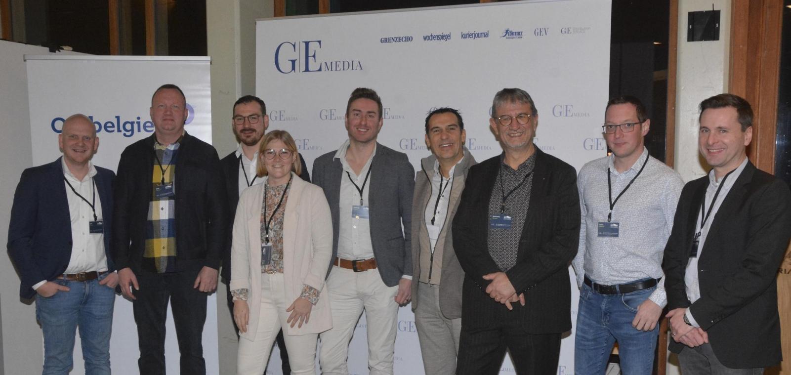 <p>Das Team von GE-Media, das vor zwei Jahren bei der Messe im Dienste von Ausstellern wie Besuchern unterwegs war - und auch diesmal wieder an zwei Tagen die organisatorischen Fäden in Händen halten wird.</p>