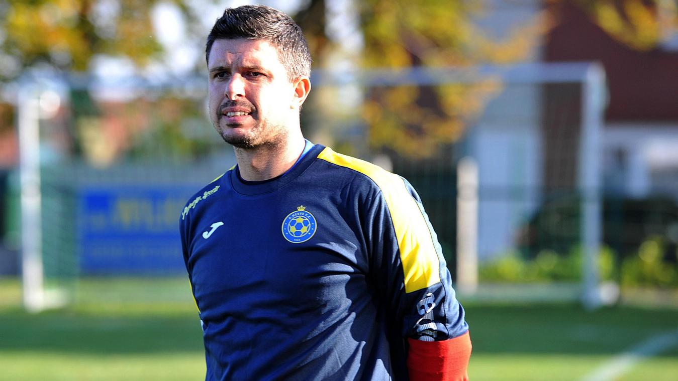 <p>Geoffrey Marette (hier als Trainer von Herve) soll die Union Walhorn aus der Roten Zone führen.</p>