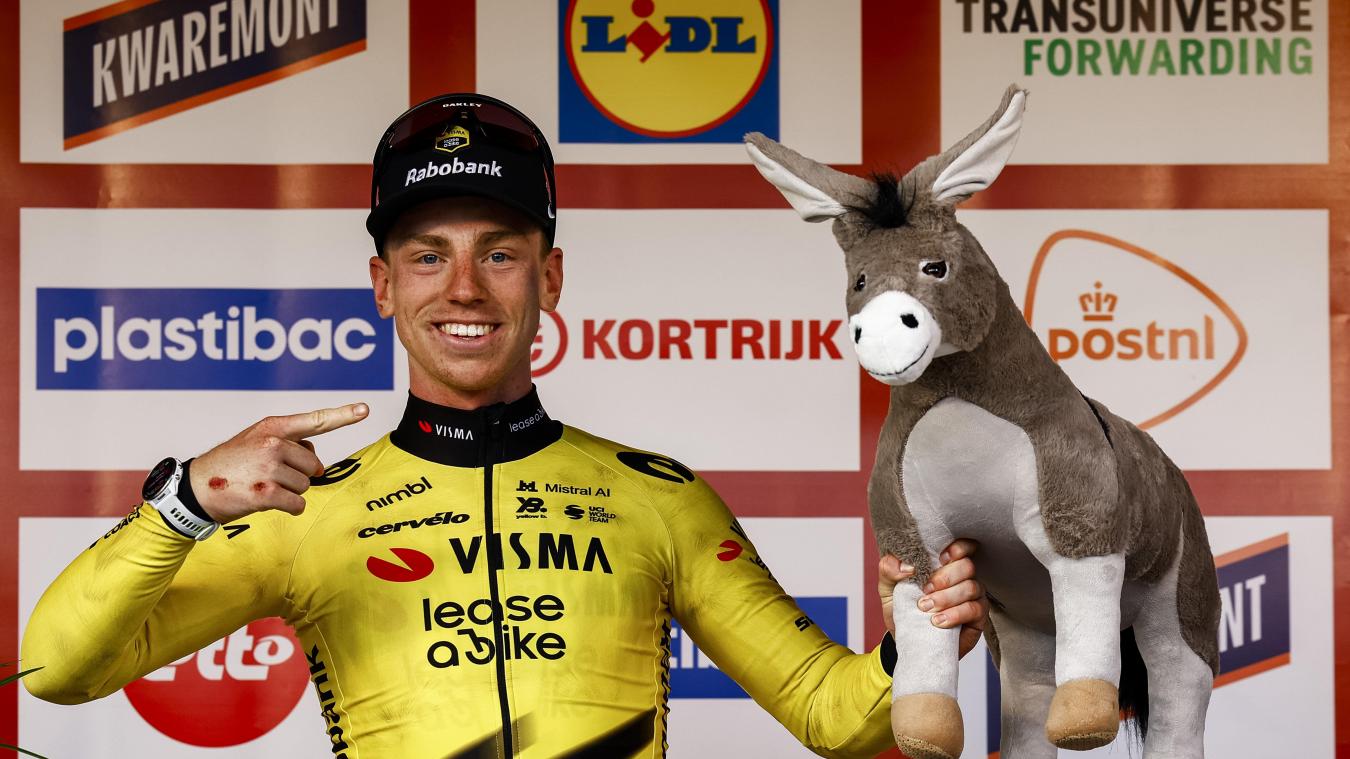 <p>Matthew Brennan, der Gewinner der 78. Ausgabe von dem Sprint-Klassiker Kuurne-Brüssel-Kuurne 2026</p>