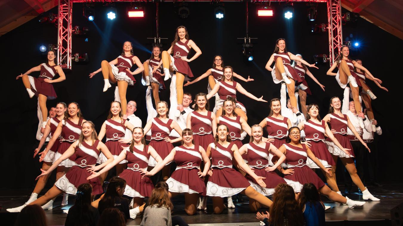 <p>Gardetanz durfte bei der Tanzgala in Oudler nicht fehlen.</p>