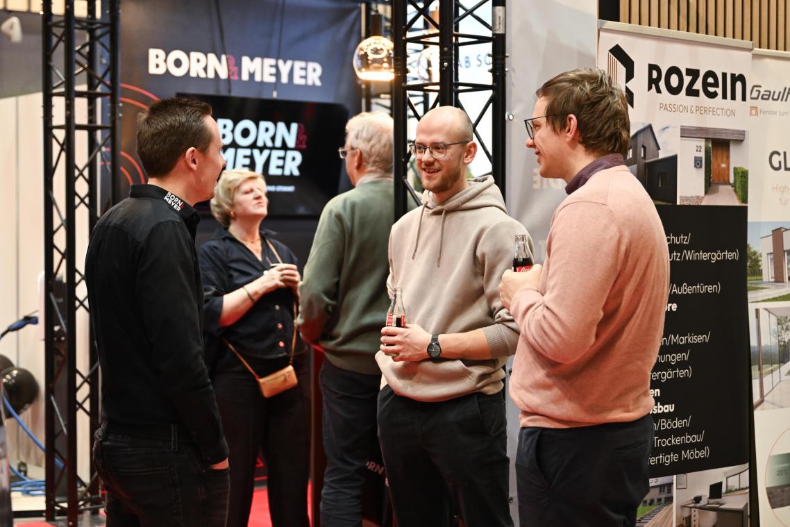 <p>Auf der Immobilienmesse Ostbelgien wurden gute Gespräche geführt, bestätigen die verschiedenen Aussteller.</p>