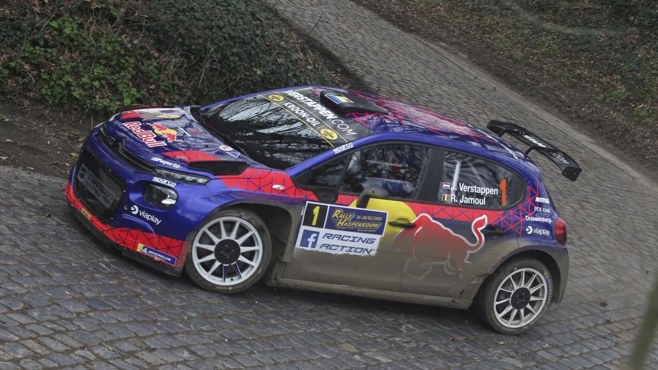 <p>Das Team Verstappen-Jamoul (Citroën) beim Saisonauftakt in Sint-Truiden.</p>