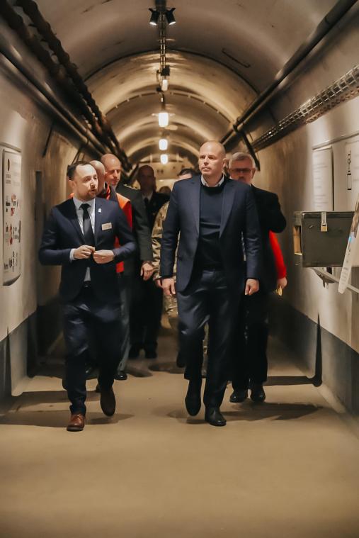 <p>Verteidigungsminister Theo Francken war am Dienstag im Fort Eben-Emael zu Gast.</p>