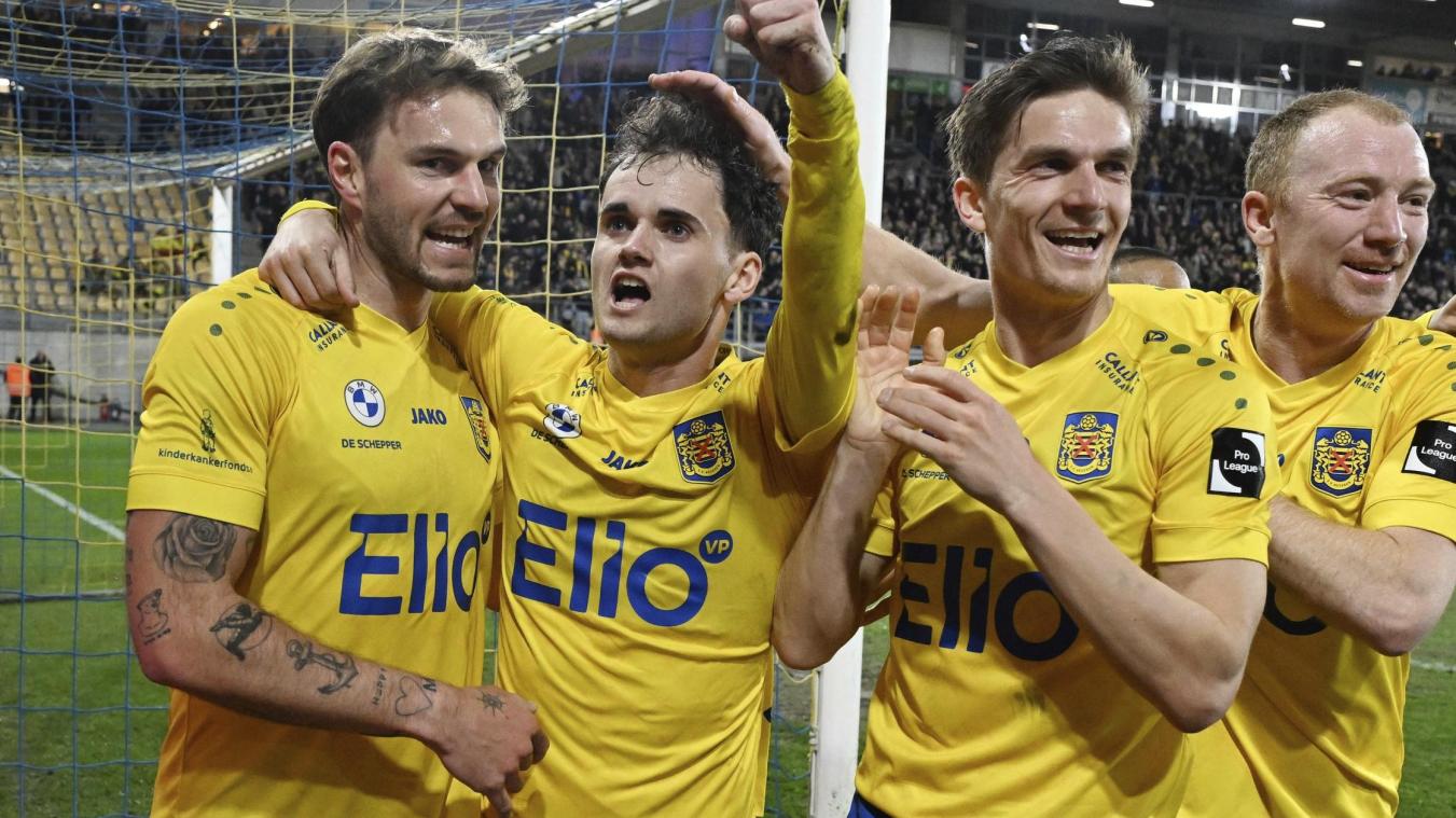<p>Mit Tor von Christian Brüls zum Titel: SK Beveren feiert Meisterschaft</p>
