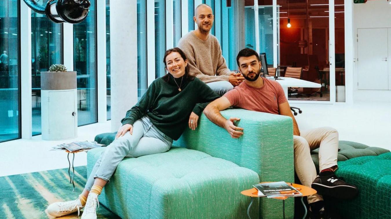 <p>Sind die Köpfe hinter dem Projekt: Maura Nachtergaele, Filip Van Doninck und Jon Lopez Garcia.</p>