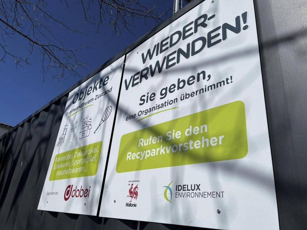 <p>Die in den Recyparks gesammelten Alltagsgegenstände werden Partnerorganisationen wie Dabei zur Wiederverwendung zur Verfügung gestellt. Seit Anfang des Jahres gibt es entsprechende Boxen u. a. im Recypark Merlscheid.</p>