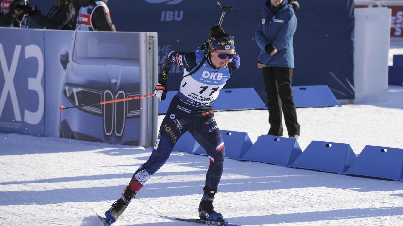<p>Biathlon World Cup: Die Französin Julia Simon gewinnt in Otepää den 7,5-KM-Sprint.</p>