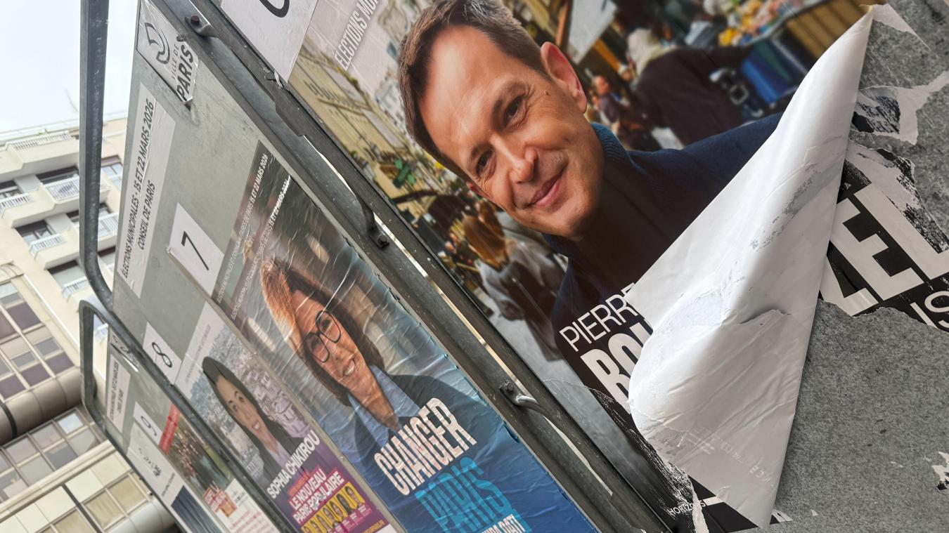 <p>Wahlplakate sind in Paris ausgehangen. Bei der Kommunalwahl am 15. und 22. März werden in Frankreich Tausende neue Gemeindevertreter und Bürgermeister gewählt.</p>