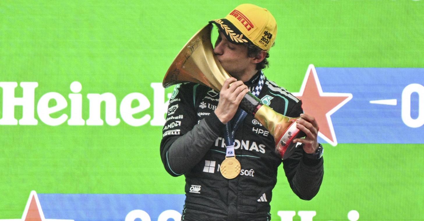 <p>Jüngster Sieger seit Verstappen: Antonelli gewinnt in China</p>
