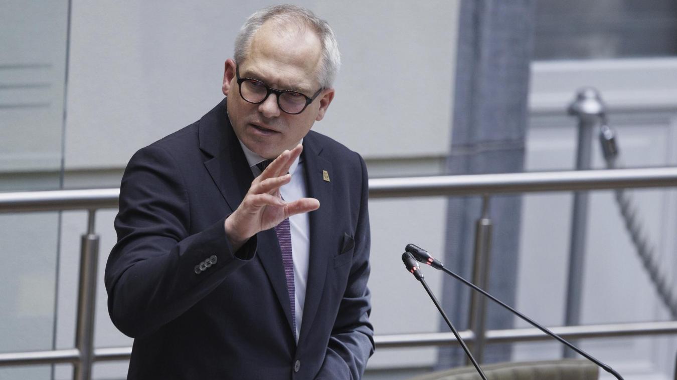 <p>Ministerpräsident Matthias Diependaele</p>