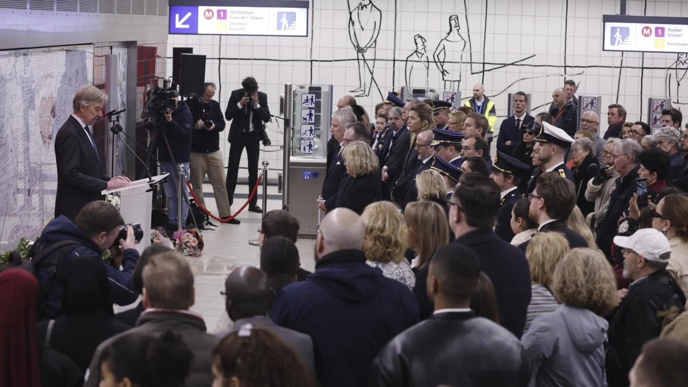 <p>Gedenken an Metro-Opfer von Maelbeek zehn Jahre nach Anschlag</p>
