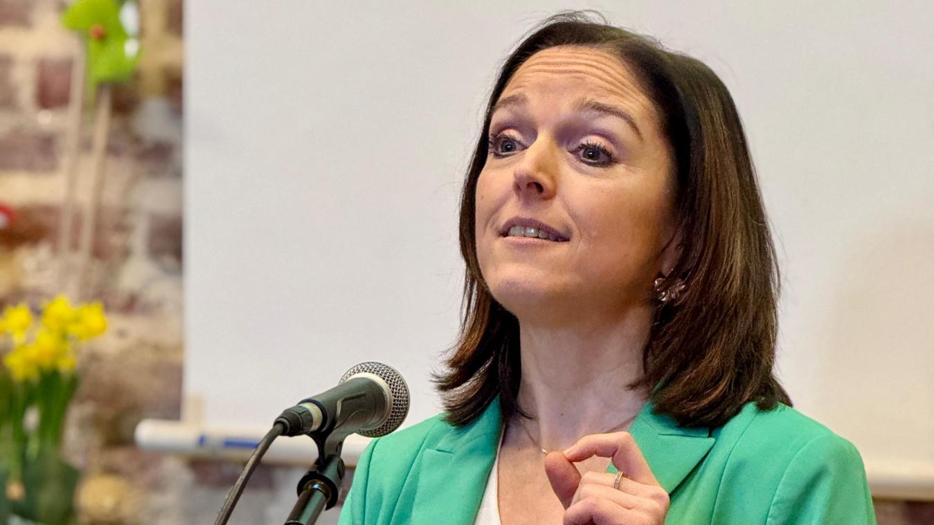 <p>Ecolo-Co-Präsidentin Fabienne Colling</p>