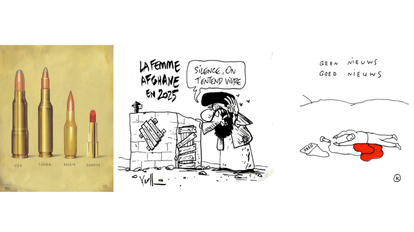 <p>Scharf gezeichnet: Kamagurka, Karl und Kroll gewinnen Karikaturpreise 2025</p>