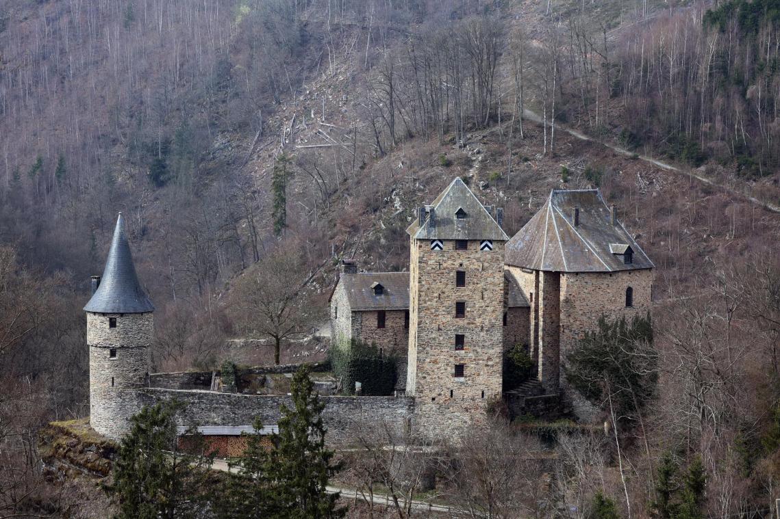 <p>Frühestens im nächsten Jahr beginnt die umfangreiche Dachsanierung von Burg Reinhardstein.</p>