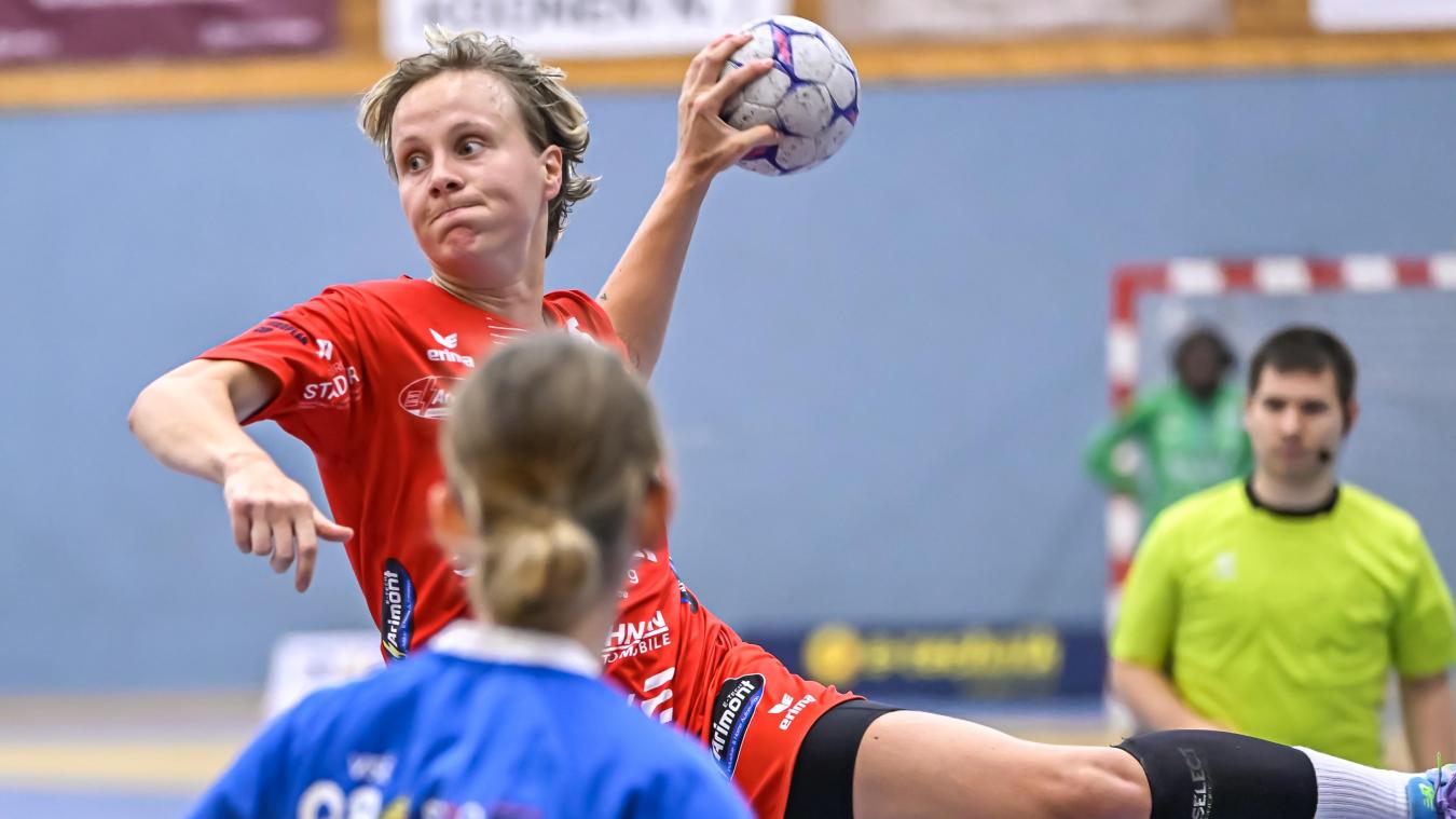 <p>Rückraumwerferin Lynn Buerschaper fällt vorerst aus.</p>