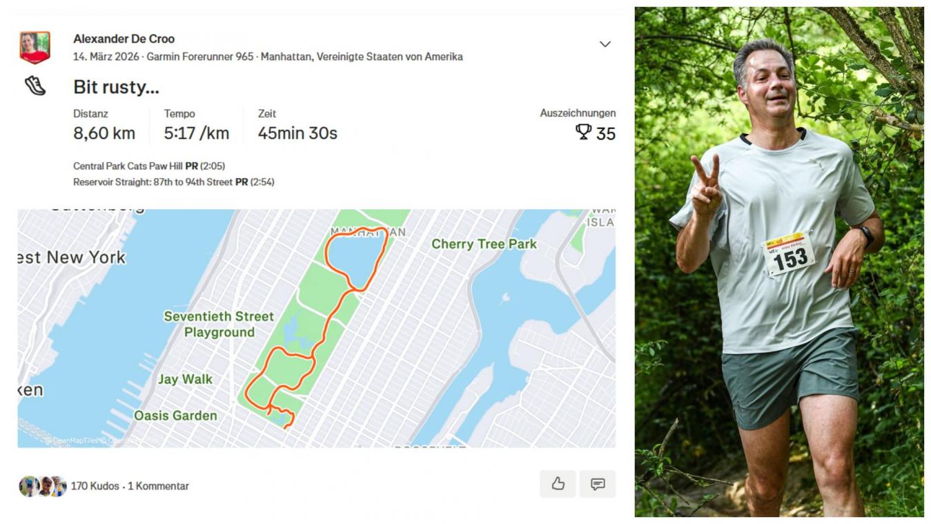 <p>Den Lauf mal eben auf Strava posten: Belgische Politiker geben viel preis</p>
