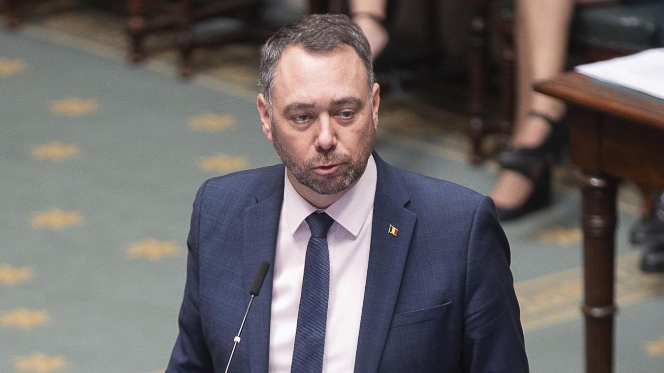 <p>Außenminister Maxime Prévot</p>