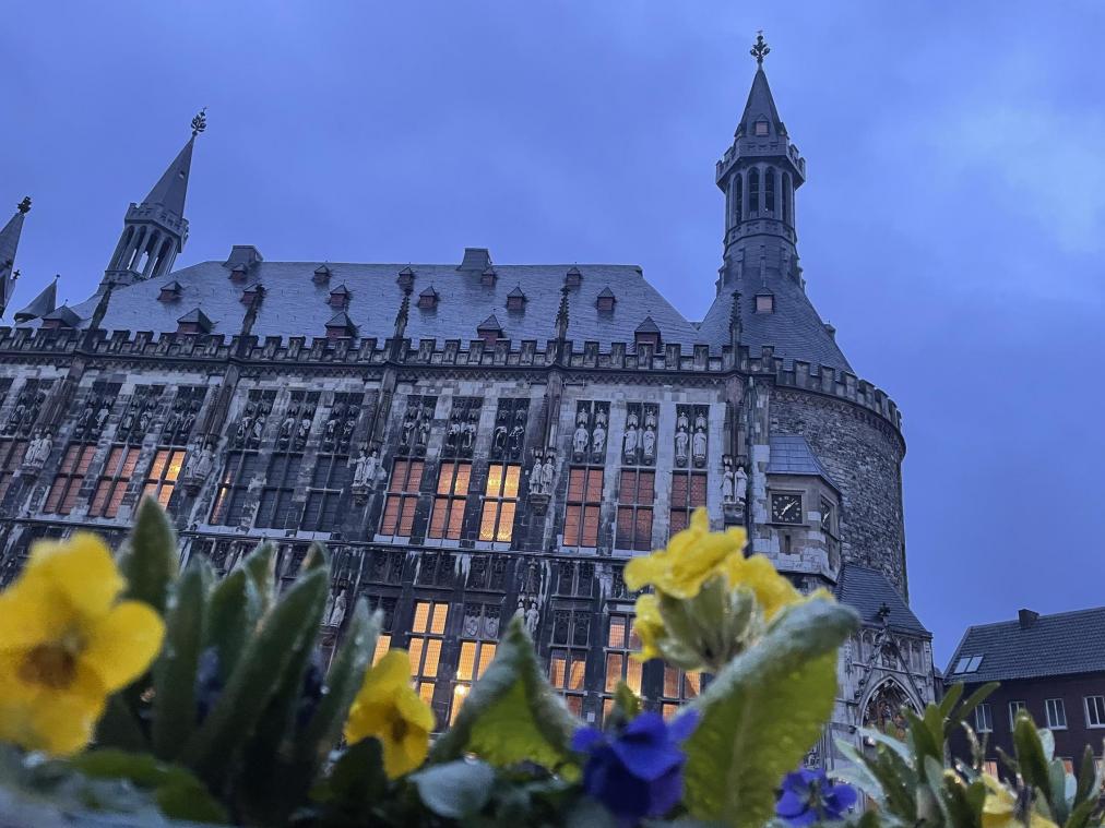 <p>Blick auf das Aachener Rathaus: Die Kaiserstadt steht vor einem politischen Experiment, erstmals könnte eine Viererkoalition die Geschicke lenken.</p>