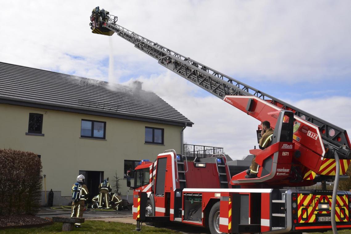 <p>Feuerwehreinsatz am Freitag in Emmels</p>