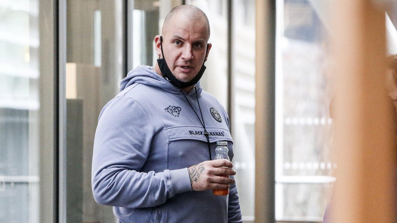 <p>Diese Aufnahme zeigt Frank V. im Februar 2022 vor einer Gerichtsverhandlung in Antwerpen.</p>