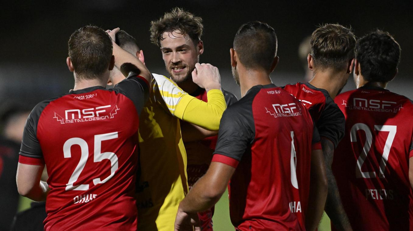 <p>Marvin Verbaarschot brachte Oudler in Front.</p>