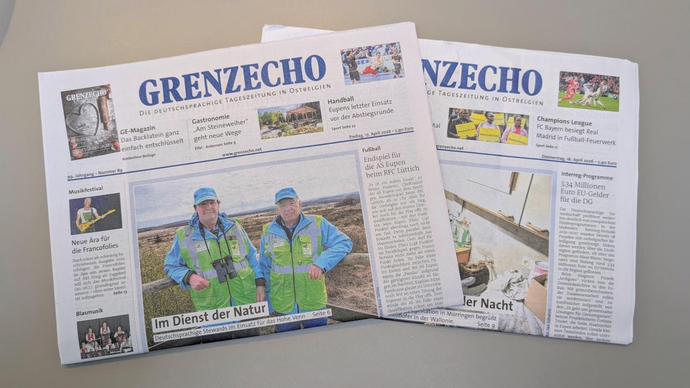 <p>Zustellung des GrenzEcho bleibt beeinträchtigt</p>
