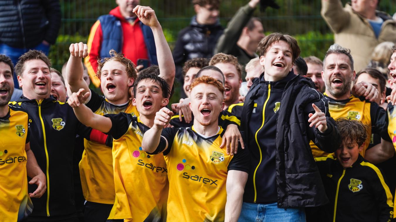<p>Am vorletzten Spieltag steigt Raeren-Eynatten B als Meister in die 3. Provinzklasse auf.</p>