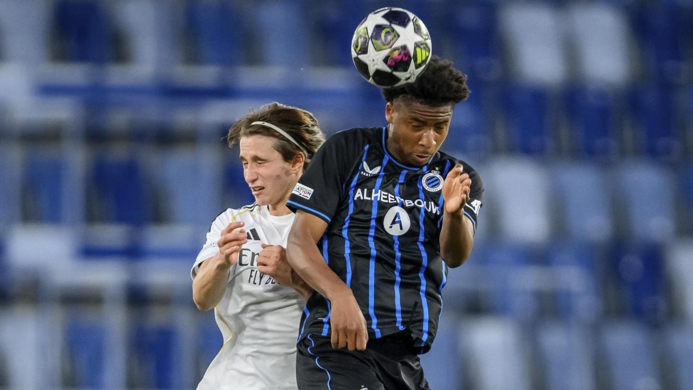 <p>Club Brügge (hier Yanis Musuayi) hatte im Elfmeterschießen das Nachsehen.</p>