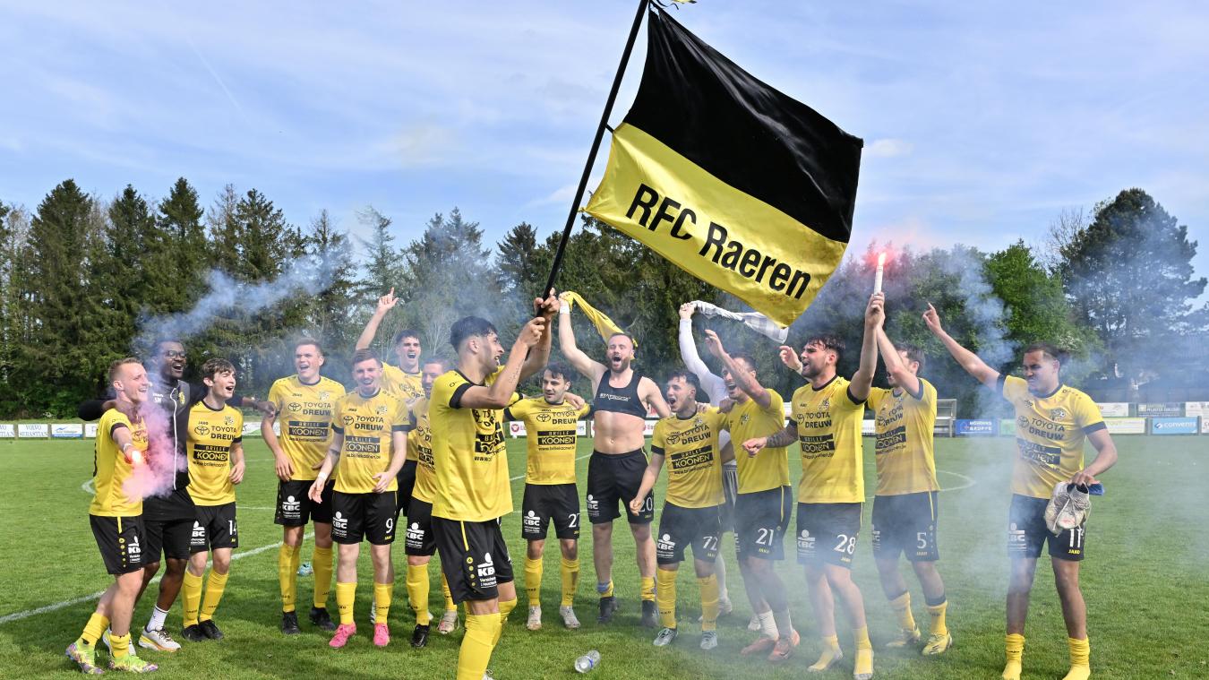 <p>Ein Jahr nach dem verlorenen Endrundenfinale folgte Raeren-Eynatten der Union Kelmis in die 2. Division Amateure.</p>