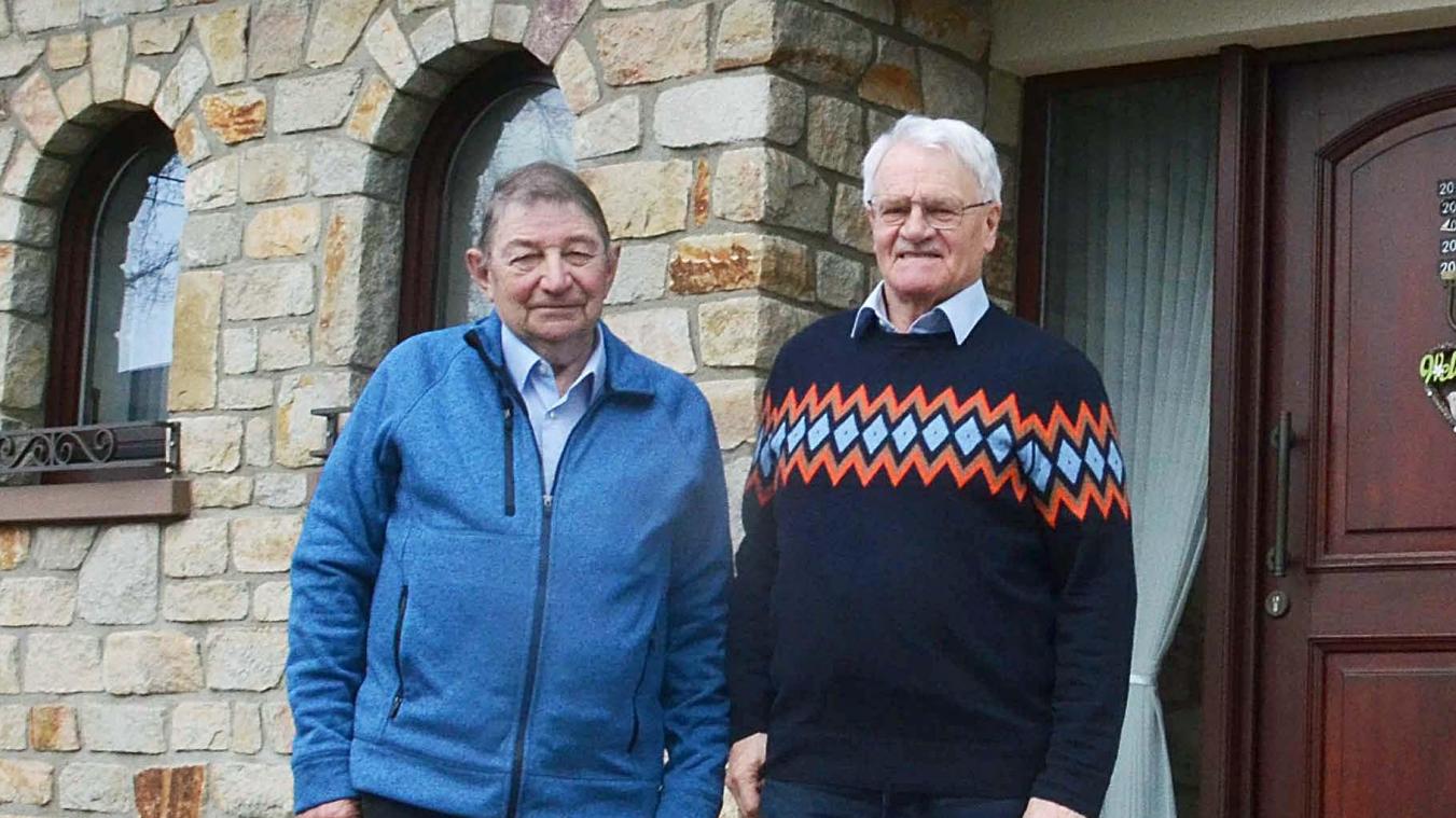 <p>Manfred Lauter (l.) und Willy Jost haben über viele Jahre hinweg Archivarbeit betrieben.</p>