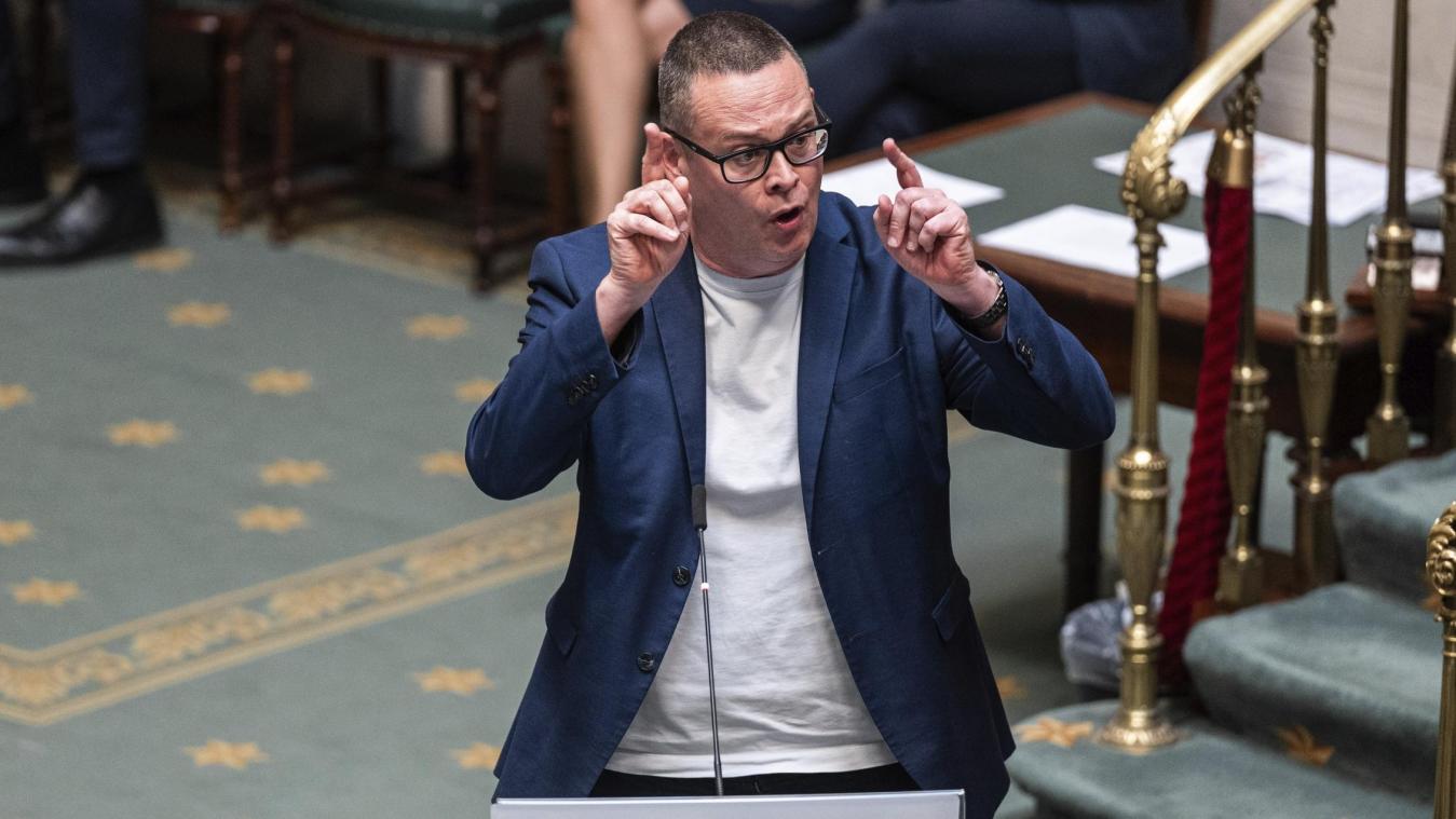 <p>PTB-Chef Raoul Hedebouw</p>