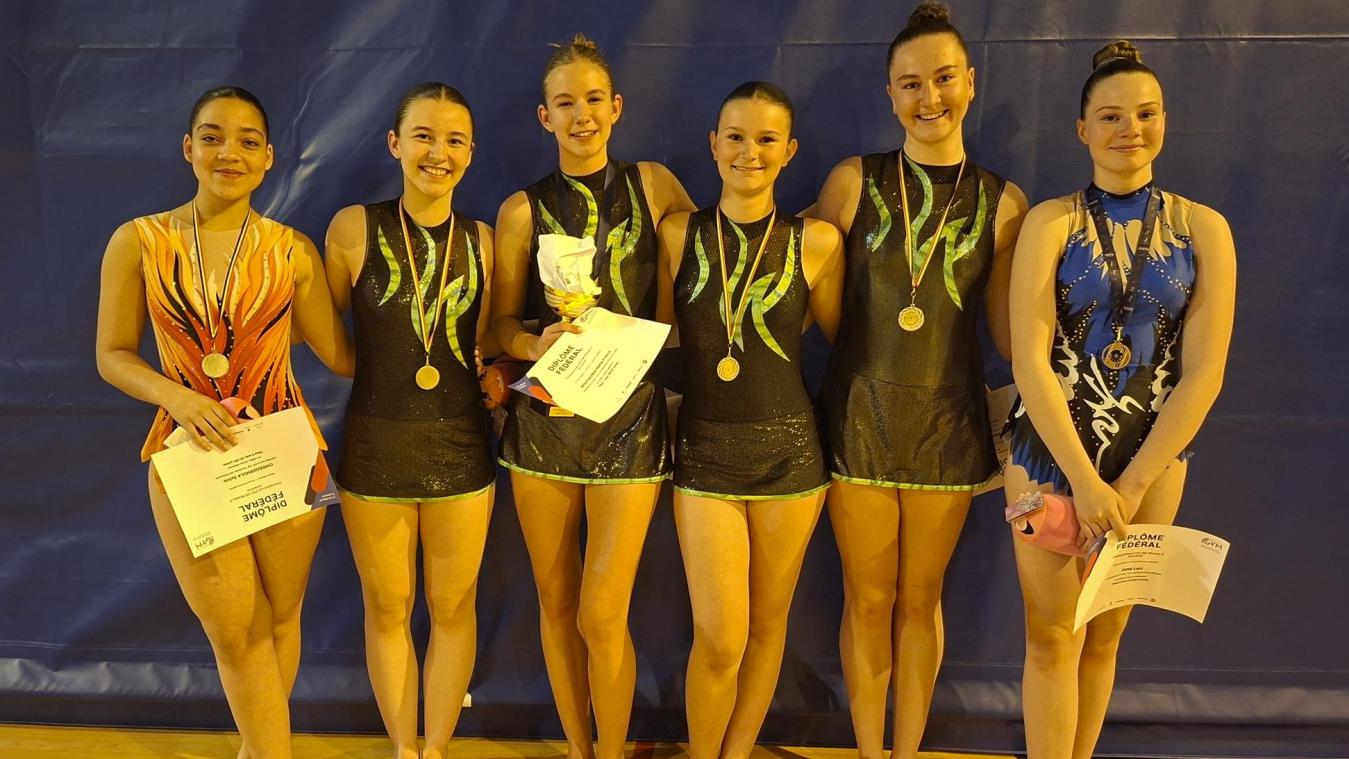 <p>Die Turnerinnen der Kategorien 14 und 15 Jahre.</p>