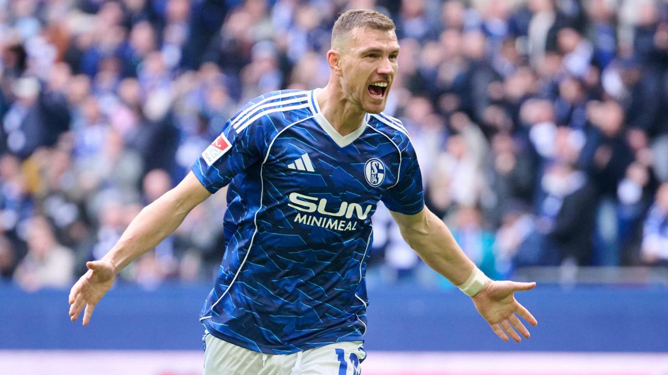 <p>Im Idealfall trennen Edin Dzekos Schalker nur noch 90 Minuten von der Rückkehr in die Bundesliga.</p>