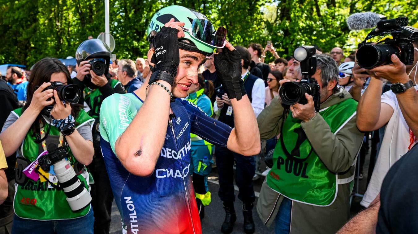 <p>Paul Seixas nimmt die Tour de France in Angriff.</p>