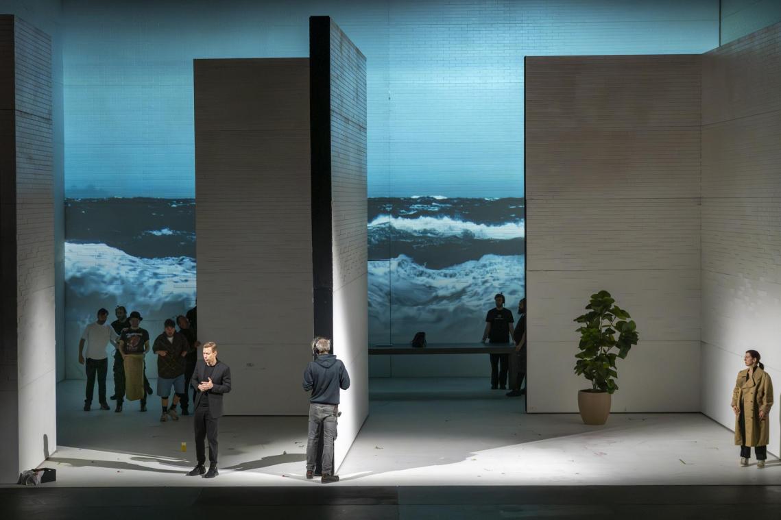 <p>Die Königliche Oper der Wallonie bei den Proben zu Benoît Merniers neuer Oper „Bartleby“</p>