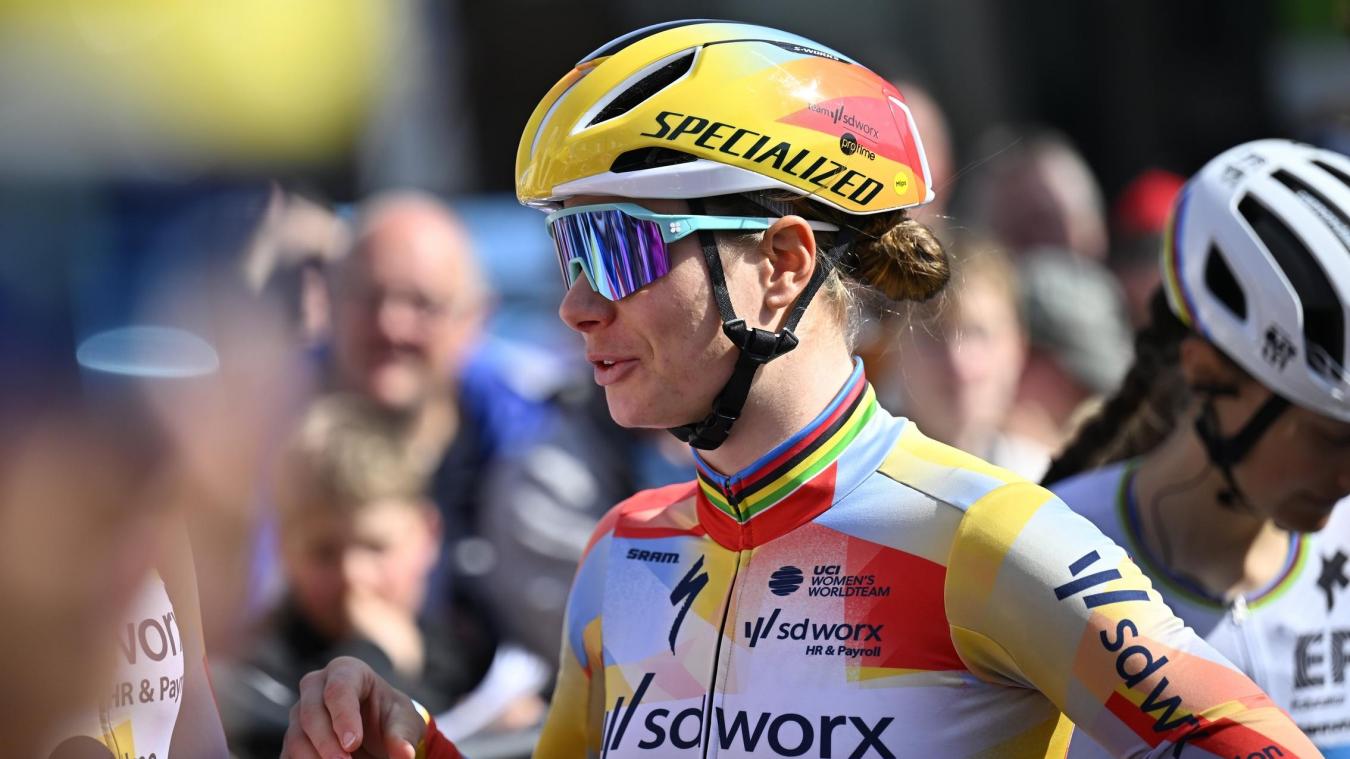 <p>„Ein schöner Tag“: Lotte Kopecky lässt Teamkollegin jubeln</p>