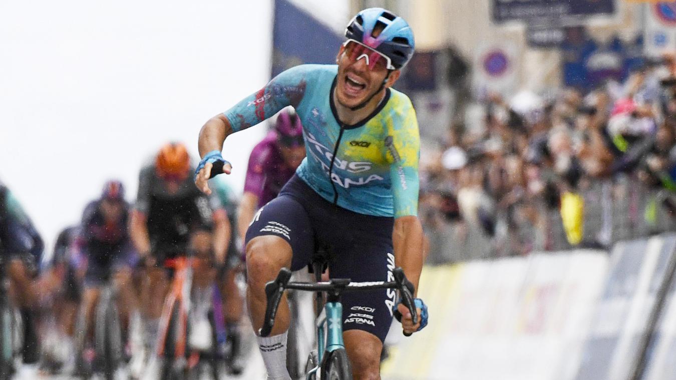 <p>Davide Ballerini gewinnt die sechste Giro-Etappe.</p>