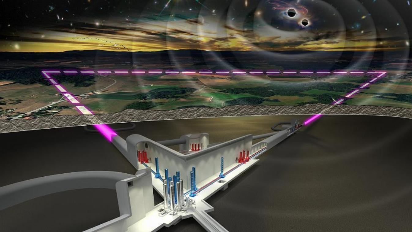 <p>So soll das fertige Einstein-Teleskop funktionieren.</p>