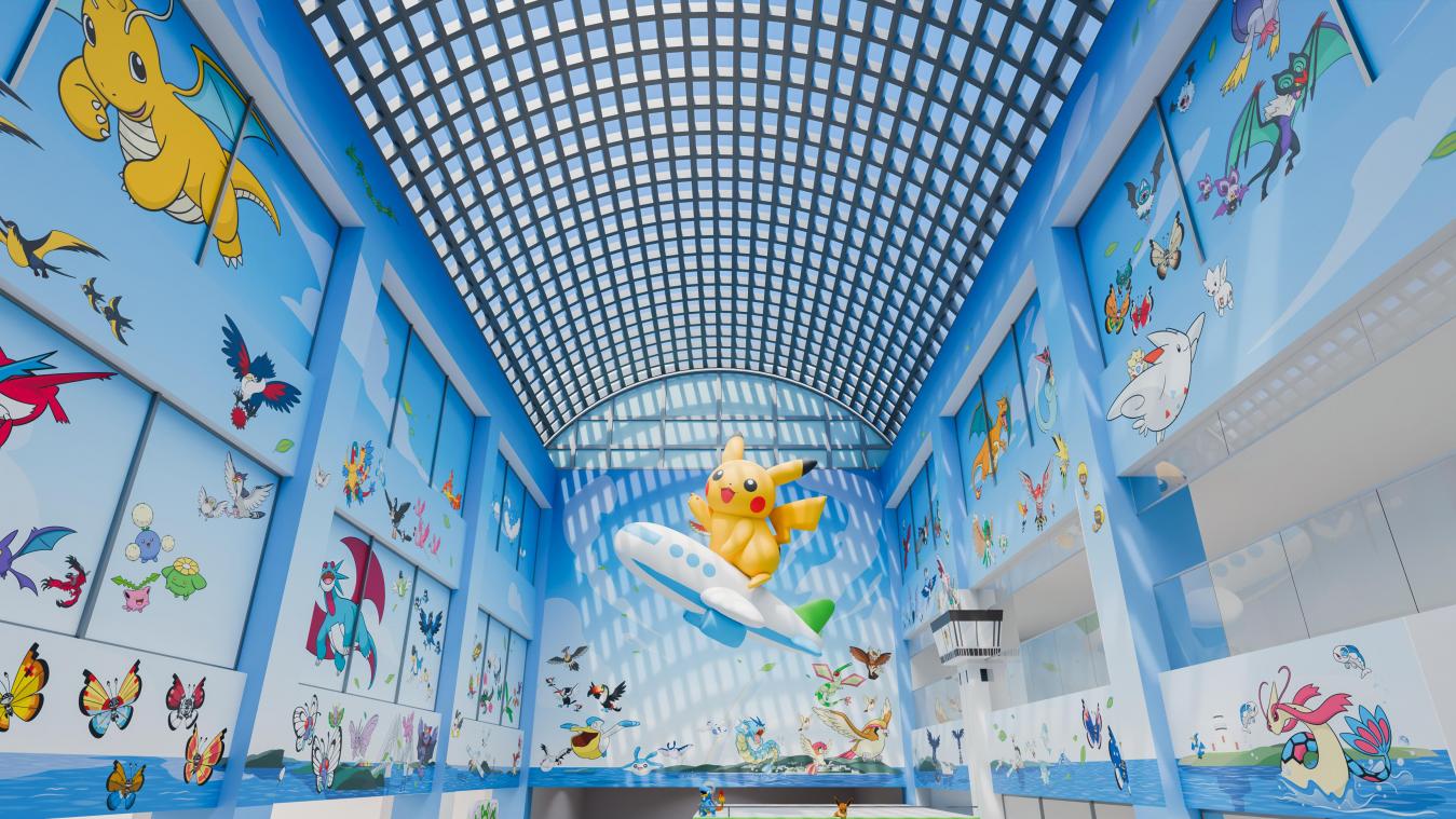 <p>Die von der Shikawa Prefecture zur Verfügung gestellte Aufnahme zeigt eine Innenaufnahme des Noto Satoyama Pokemon With You Flughafens.</p>